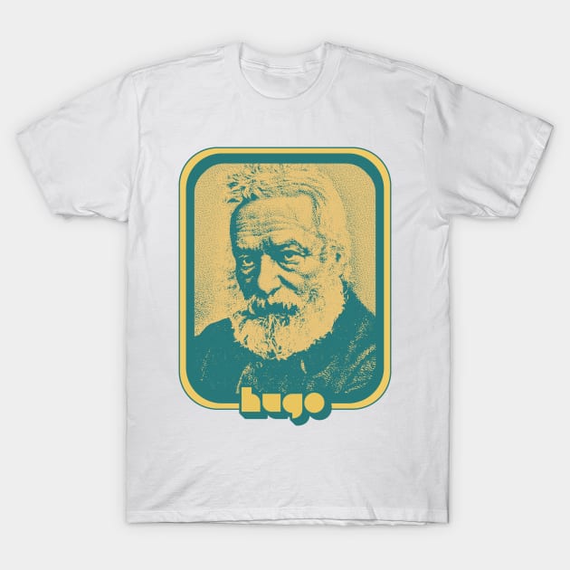 Victor Hugo /// Retro French Writer Fan Design T-Shirt by DankFutura